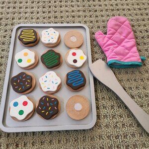 Melissa & Doug Slice & Bake Cookie Set - Wooden Play Food